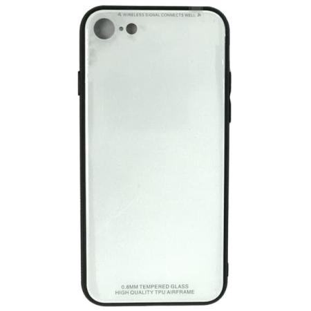Чехол бампер Jorita-Tempered Glass TPU Bumper Case (White) для iPhone 7/8 Чехол бампер Jorita-Tempered Glass TPU Bumper Case (White) для iPhone 7/8