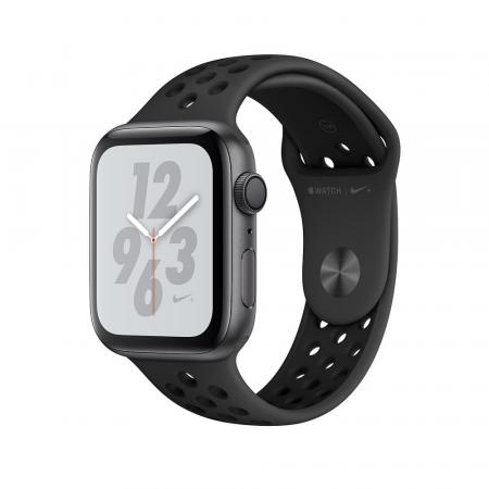 Apple Watch 44 mm Nike+ Space Gray Aluminum Case with Anthracite/Black Nike Sport Band Apple Watch 44 mm Nike+ Space Gray Aluminum Case with Anthracite/Black Nike Sport Band