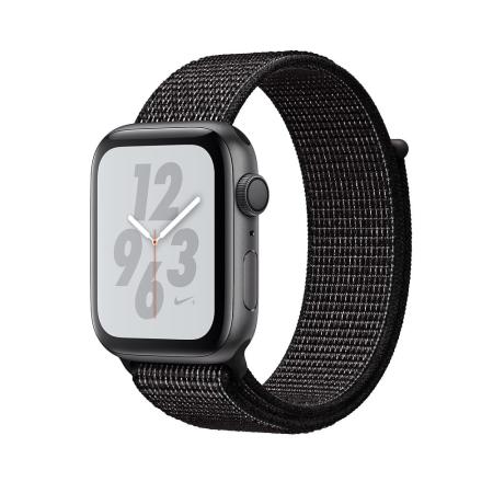 Apple Watch 40 mm Nike+ Space Gray Aluminum Case with Summit White Nike Sport Loop Apple Watch 40 mm Nike+ Space Gray Aluminum Case with Summit White Nike Sport Loop