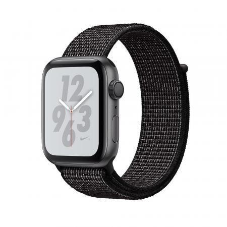 Apple Watch 44 mm Nike+ Space Gray Aluminum Case with Summit White Nike Sport Loop Apple Watch 44 mm Nike+ Space Gray Aluminum Case with Summit White Nike Sport Loop