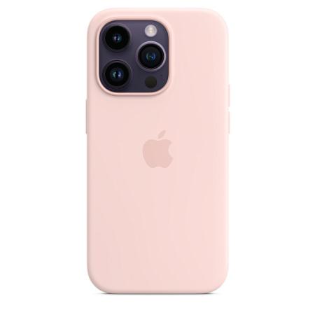 Силиконовый чехол MagSafe для iPhone 14 Pro - Chalk Pink (MPTH3) Силиконовый чехол MagSafe для iPhone 14 Pro - Chalk Pink (MPTH3)