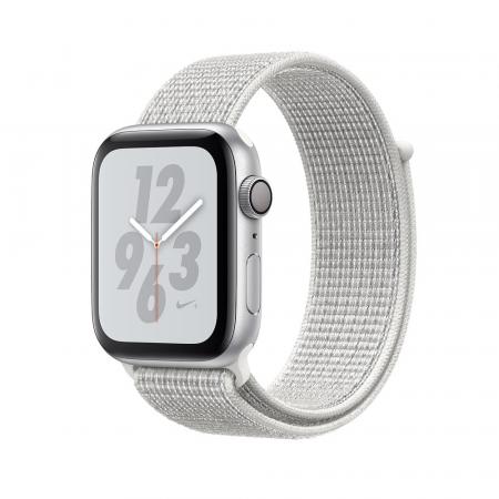 Apple Watch 44 mm Nike+ Silver Aluminum Case with Summit White Nike Sport Loop Apple Watch 44 mm Nike+ Silver Aluminum Case with Summit White Nike Sport Loop
