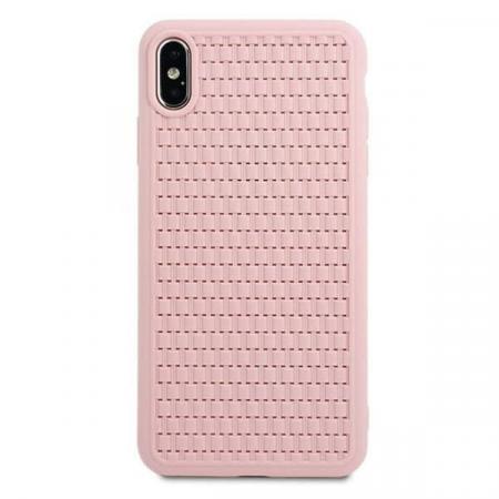 Чехол для iPhone XS Baseus Weaving case ( Розовый) Чехол для iPhone XS Baseus Weaving case ( Розовый)