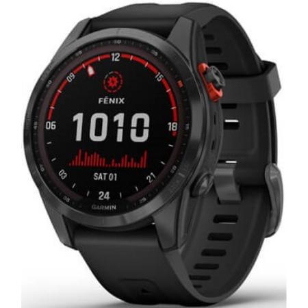 Garmin Fenix 7s Solar Slate Gray / With Black Band Garmin Fenix 7s Solar Slate Gray / With Black Band