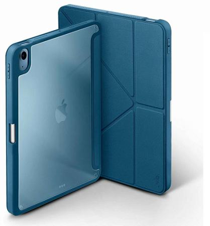 Чехол Uniq Moven для iPad Air 10.9 (2022/20) с отсеком для стилуса, синий/прозрачный, голубой (NPDA10.9(2022)-MOVCBLU) Чехол Uniq Moven для iPad Air 10.9 (2022/20) с отсеком для стилуса, синий/прозрачный, голубой (NPDA10.9(2022)-MOVCBLU)