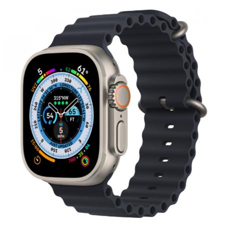 Apple Watch Ultra 49mm Midnight ocean band / Titanium Case Apple Watch Ultra 49mm Midnight ocean band / Titanium Case