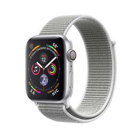 Apple Watch Silver  Series 4 44mm Aluminum Case with Seashell Sport Loop Apple Watch Silver  Series 4 44mm Aluminum Case with Seashell Sport Loop