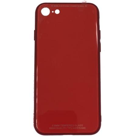 Чехол бампер Jorita Tempered Glass TPU Bumper Case (Red) для iPhone 6/6S Чехол бампер Jorita Tempered Glass TPU Bumper Case (Red) для iPhone 6/6S