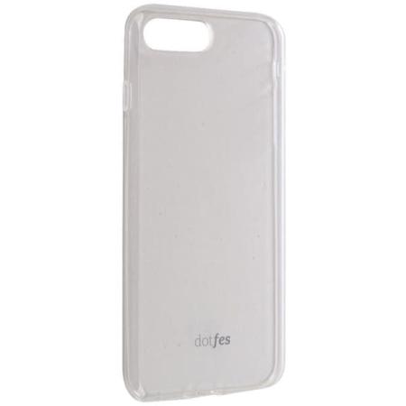 Чехол бампер cиликоновый Dotfes для iPhone 7/8 (Прозрачный) Чехол бампер cиликоновый Dotfes для iPhone 7/8 (Прозрачный)
