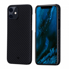 Чехол Pitaka MagEZ Case для iPhone 12 6.1", черно-серый, кевлар (арамид) Чехол Pitaka MagEZ Case для iPhone 12 6.1", черно-серый, кевлар (арамид)