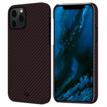 Чехол Pitaka MagEZ Case для iPhone 12 Pro Max 6.7", черно-красный, кевлар (арамид) Чехол Pitaka MagEZ Case для iPhone 12 Pro Max 6.7", черно-красный, кевлар (арамид)