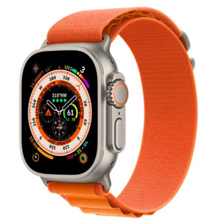 Apple Watch Ultra 49mm Orange / Titanium Case Apple Watch Ultra 49mm Orange / Titanium Case