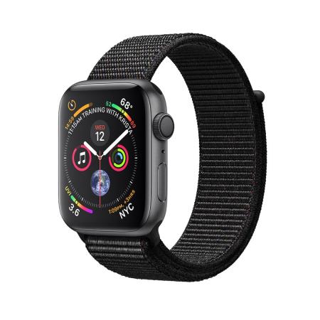 Apple Watch Space Gray Series 4 40mm Aluminum Case with Black Sport Loop Apple Watch Space Gray Series 4 40mm Aluminum Case with Black Sport Loop
