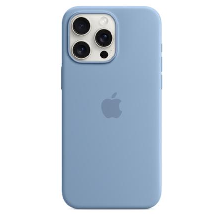 Чехол iPhone 15 Pro Max Silicone Case with MagSafe - Winter Blue Чехол iPhone 15 Pro Max Silicone Case with MagSafe - Winter Blue
