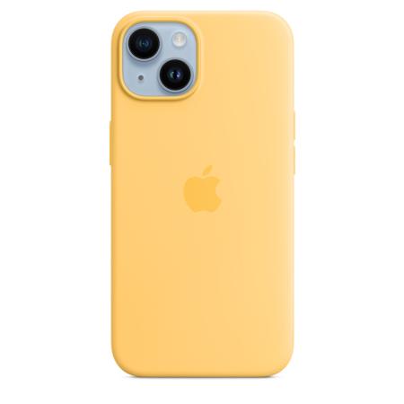 Чехол для iPhone 14 Silicone Case with MagSafe - Sunglow Чехол для iPhone 14 Silicone Case with MagSafe - Sunglow