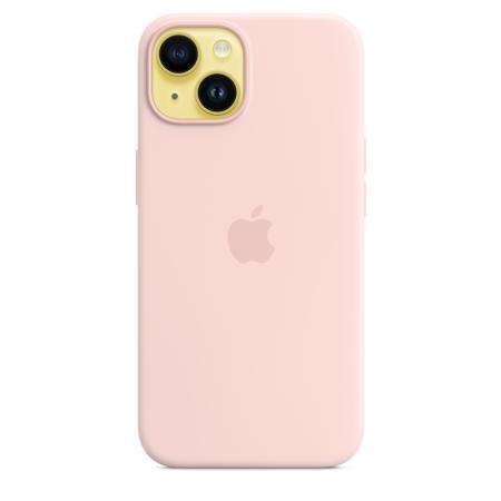 Чехол для iPhone 14 Silicone Case with MagSafe - Chalk Pink Чехол для iPhone 14 Silicone Case with MagSafe - Chalk Pink