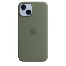 Чехол для iPhone 14 Silicone Case with MagSafe - Olive Чехол для iPhone 14 Silicone Case with MagSafe - Olive