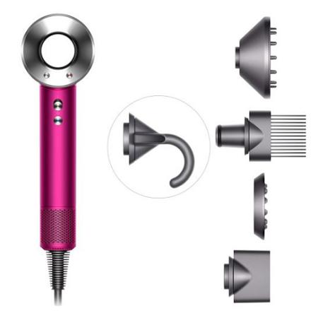 Dyson Supersonic hair dryer HD07 (Fuchsia/Nikel), фуксия Dyson Supersonic hair dryer HD07 (Fuchsia/Nikel), фуксия