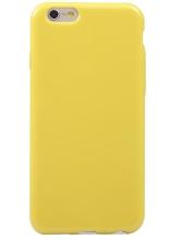 Чехол бампера силиконовый  Krutoff для iPhone 6/6S (Yellow) Чехол бампера силиконовый  Krutoff для iPhone 6/6S (Yellow)