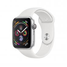 Apple Watch series 4 44mm Silver Aluminum Case with White Sport Band Apple Watch series 4 44mm Silver Aluminum Case with White Sport Band