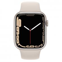 Apple Watch S7 45mm Starlight Aluminum Case / Starlight Sport Band Apple Watch S7 45mm Starlight Aluminum Case / Starlight Sport Band