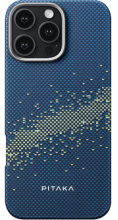 Чехол PITAKA Tactile Woven case для iPhone 16 Pro, Milky way galaxy Чехол PITAKA Tactile Woven case для iPhone 16 Pro, Milky way galaxy