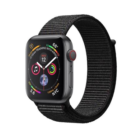 Apple Watch Space Gray Series 4 40mm GPS+Cellular Aluminum Case with Black Sport Loop Apple Watch Space Gray Series 4 40mm GPS+Cellular Aluminum Case with Black Sport Loop