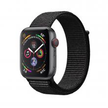 Apple Watch Space Gray Series 4 44mm GPS+Cellular Aluminum Case with Black Sport Loop Apple Watch Space Gray Series 4 44mm GPS+Cellular Aluminum Case with Black Sport Loop