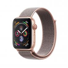 Apple Watch Gold Series 4 40mm GPS+Cellular Aluminum Case with Pink Sand Sport Loop Apple Watch Gold Series 4 40mm GPS+Cellular Aluminum Case with Pink Sand Sport Loop