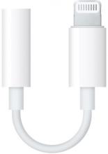 Адаптер Apple Lightning - mini jack 3.5 (MMX62ZM/A), белый Адаптер Apple Lightning - mini jack 3.5 (MMX62ZM/A), белый