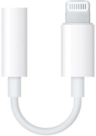 Адаптер Apple Lightning - mini jack 3.5 (MMX62ZM/A), белый Адаптер Apple Lightning - mini jack 3.5 (MMX62ZM/A), белый