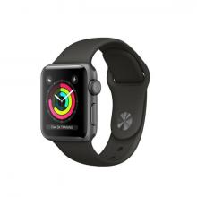 Apple Watch Series 3 38mm GPS Space Gray Aluminum Case with Black Sport Band Apple Watch Series 3 38mm GPS Space Gray Aluminum Case with Black Sport Band
