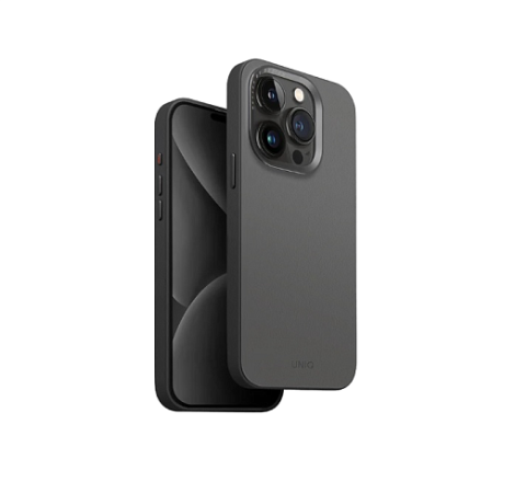 Чехол UNIQ Lyden DS with MagSafe для iPhone 15 Pro, серый/черный Чехол UNIQ Lyden DS with MagSafe для iPhone 15 Pro, серый/черный