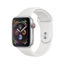 Apple Watch series 4 44mm GPS+Cellular Silver Aluminum Case with White Sport Band Apple Watch series 4 44mm GPS+Cellular Silver Aluminum Case with White Sport Band