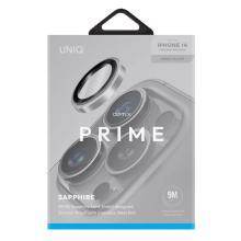 Защита объектива камеры стальной обод и сапфировое стекло UNIQ OPTIX PRIME IPHONE 16 Pro/ 16 Pro Max, серебро (SONIC SILVER) Защита объектива камеры стальной обод и сапфировое стекло UNIQ OPTIX PRIME IPHONE 16 Pro/ 16 Pro Max, серебро (SONIC SILVER)