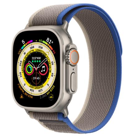 Apple Watch Ultra 49mm Blue/Gray / Titanium Case Apple Watch Ultra 49mm Blue/Gray / Titanium Case