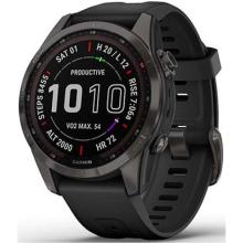 Garmin Fenix 7s Sapphire Solar Carbon Gray DLC Titanium / Black Band Garmin Fenix 7s Sapphire Solar Carbon Gray DLC Titanium / Black Band