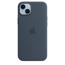 Силиконовый чехол MagSafe для iPhone 14 Plus - Storm Blue (MPT53ZM/A) Силиконовый чехол MagSafe для iPhone 14 Plus - Storm Blue (MPT53ZM/A)
