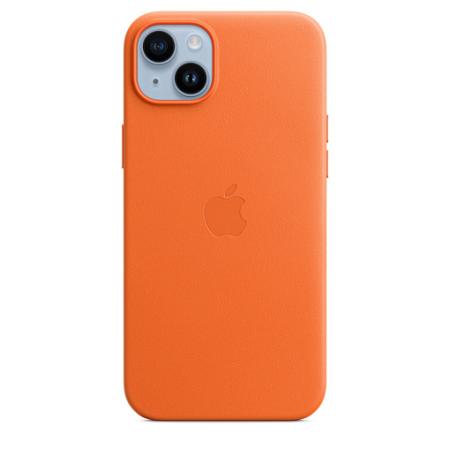 Кожаный чехол MagSafe для iPhone 14 Plus - Orange (MPPF3ZM/A) Кожаный чехол MagSafe для iPhone 14 Plus - Orange (MPPF3ZM/A)