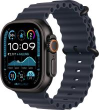 Apple Watch Ultra 2 (2024) 49mm Black Titanium Case with Navy Ocean Band Apple Watch Ultra 2 (2024) 49mm Black Titanium Case with Navy Ocean Band