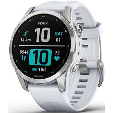 Garmin Fenix 7s Silver With / Whitestone Band Garmin Fenix 7s Silver With / Whitestone Band