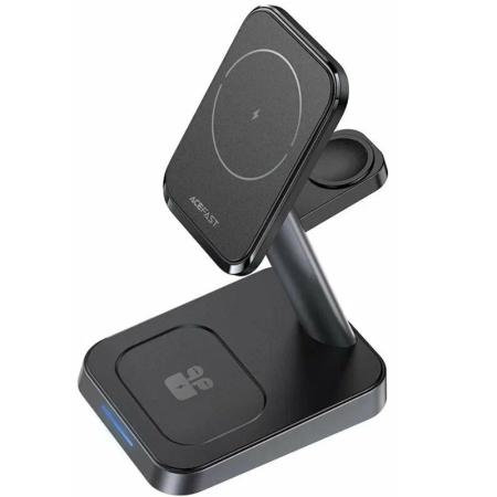 Беспроводное зарядное устройство Acefast E3, 3 в 1, 15 Вт Black Беспроводное зарядное устройство Acefast E3, 3 в 1, 15 Вт Black