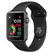 Apple Watch Series 1 38mm Space Gray Aluminum Case with Black Sport Band Apple Watch Series 1 38mm Space Gray Aluminum Case with Black Sport Band