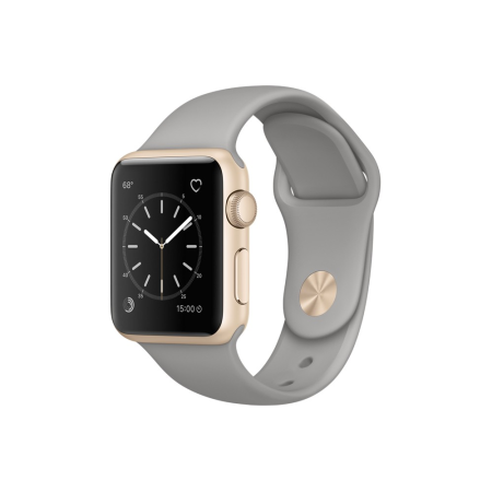 Apple Watch Series 2 38mm Gold Aluminum Case with Concrete Sport Band Apple Watch Series 2 38mm Gold Aluminum Case with Concrete Sport Band