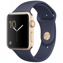 Apple Watch Series 2 42mm Gold Aluminum Case with Midnight Blue Sport Band Apple Watch Series 2 42mm Gold Aluminum Case with Midnight Blue Sport Band