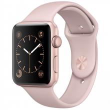 Apple Watch Series 2 42mm Rose Gold Aluminum Case with Pink Sand Sport Band Apple Watch Series 2 42mm Rose Gold Aluminum Case with Pink Sand Sport Band
