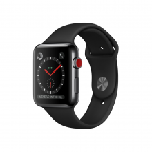 Apple Watch Series 2 42mm Space Gray Aluminum Case with Black Sport Band Apple Watch Series 2 42mm Space Gray Aluminum Case with Black Sport Band