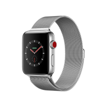 Apple Watch Series 3 42mm GPS+Cellular Stainless Steel Case with Milanese Loop Apple Watch Series 3 42mm GPS+Cellular Stainless Steel Case with Milanese Loop