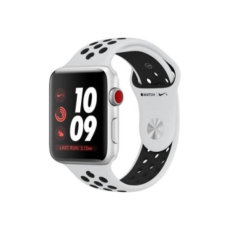 Apple Watch Series 3 42mm GPS Silver Aluminum Case with Pure Platinum/Black Nike Sport Band Apple Watch Series 3 42mm GPS Silver Aluminum Case with Pure Platinum/Black Nike Sport Band
