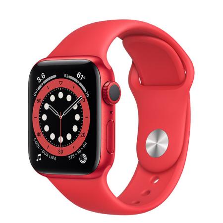 Apple Watch 6 40mm GPS Red Aluminum Case with Red Sport Band Apple Watch 6 40mm GPS Red Aluminum Case with Red Sport Band